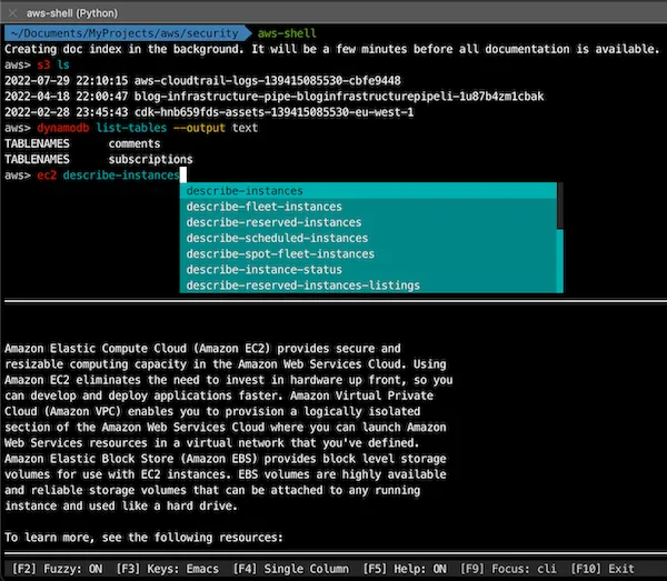 aws-shell