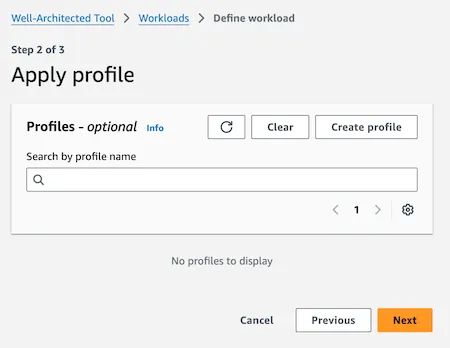 apply profile